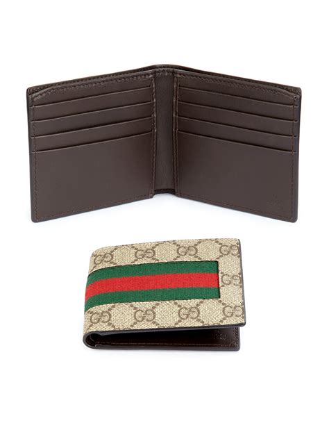 mens gucci wallet outlet|men gucci wallets green crocodile.